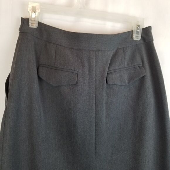 MERONA A-LINE SKIRT, MEDIUM GRAY. SIZE 8. - Picture 9 of 12